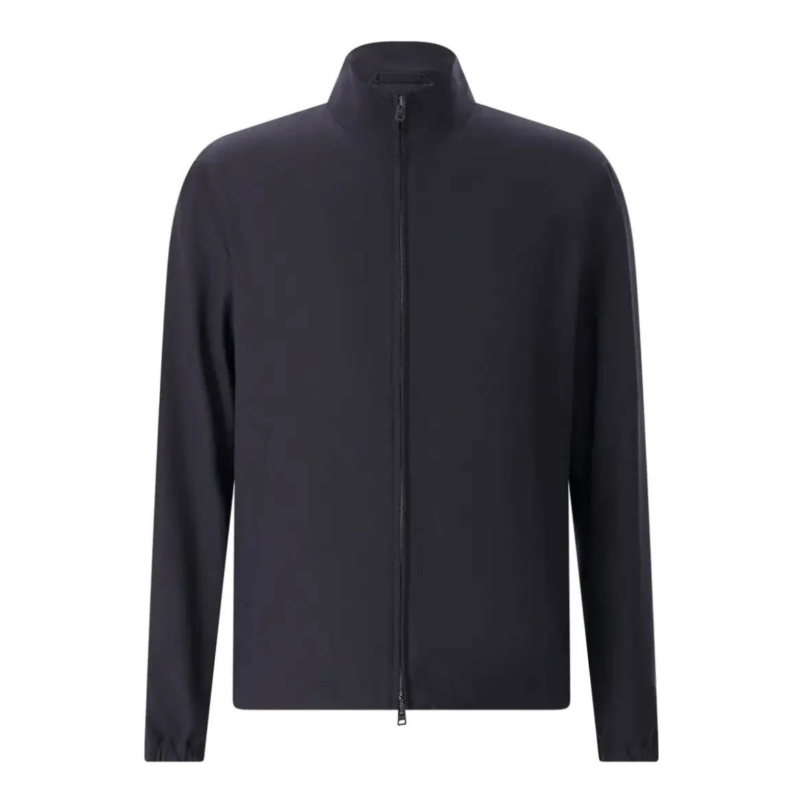 Herno Leichte Jacke aus Wollmix blau Übergangsjacke