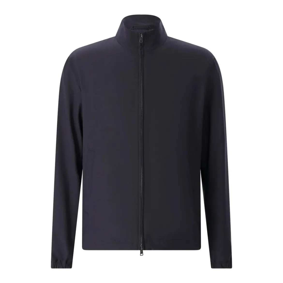 Herno Leichte Jacke aus Wollmix blau Übergangsjacke