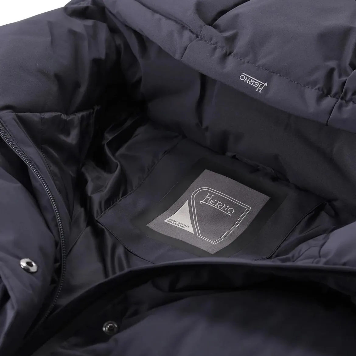Herno Short 2Layers Down Jacket Schwarz
