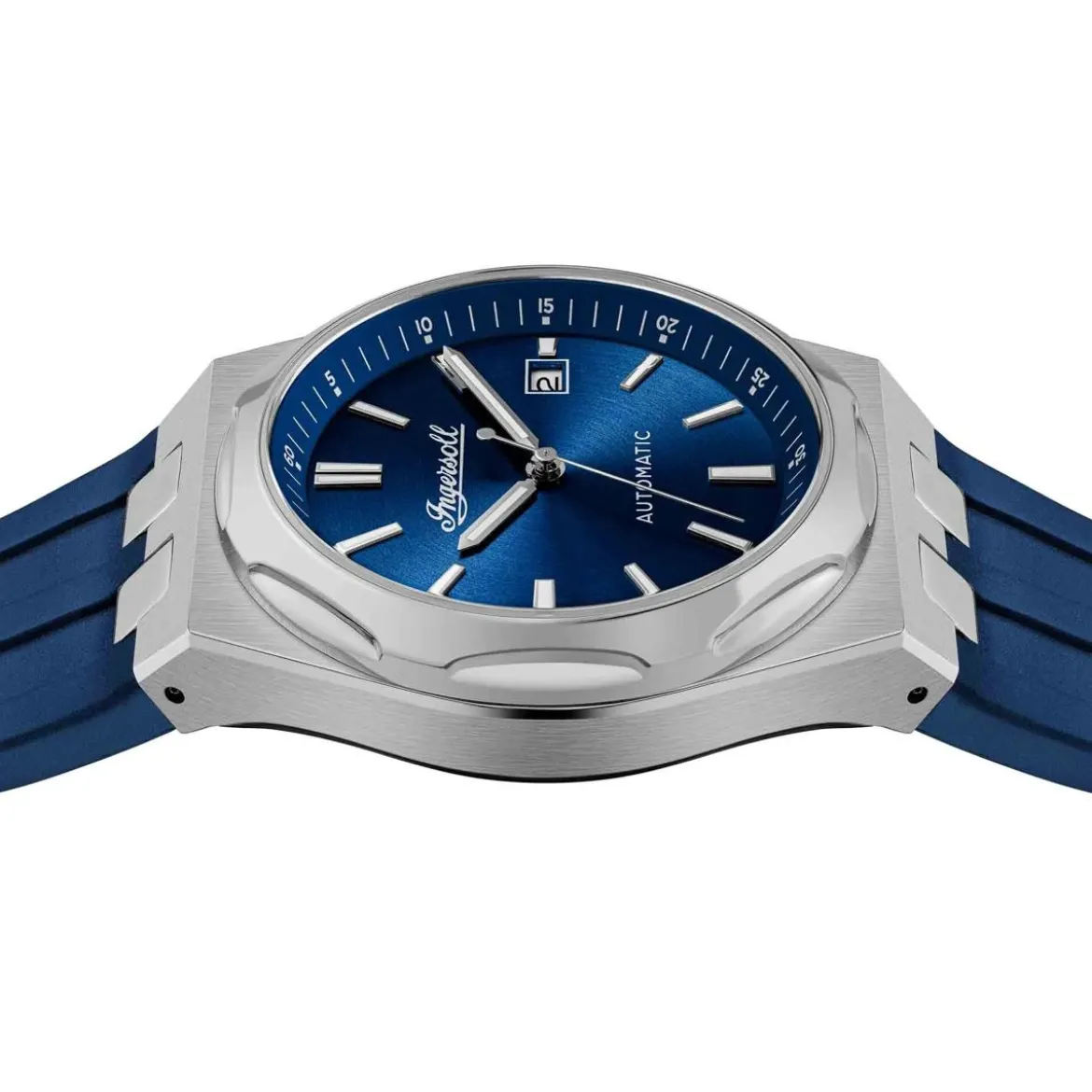 Ingersoll Automatikuhr The Rider blau Automatikuhr
