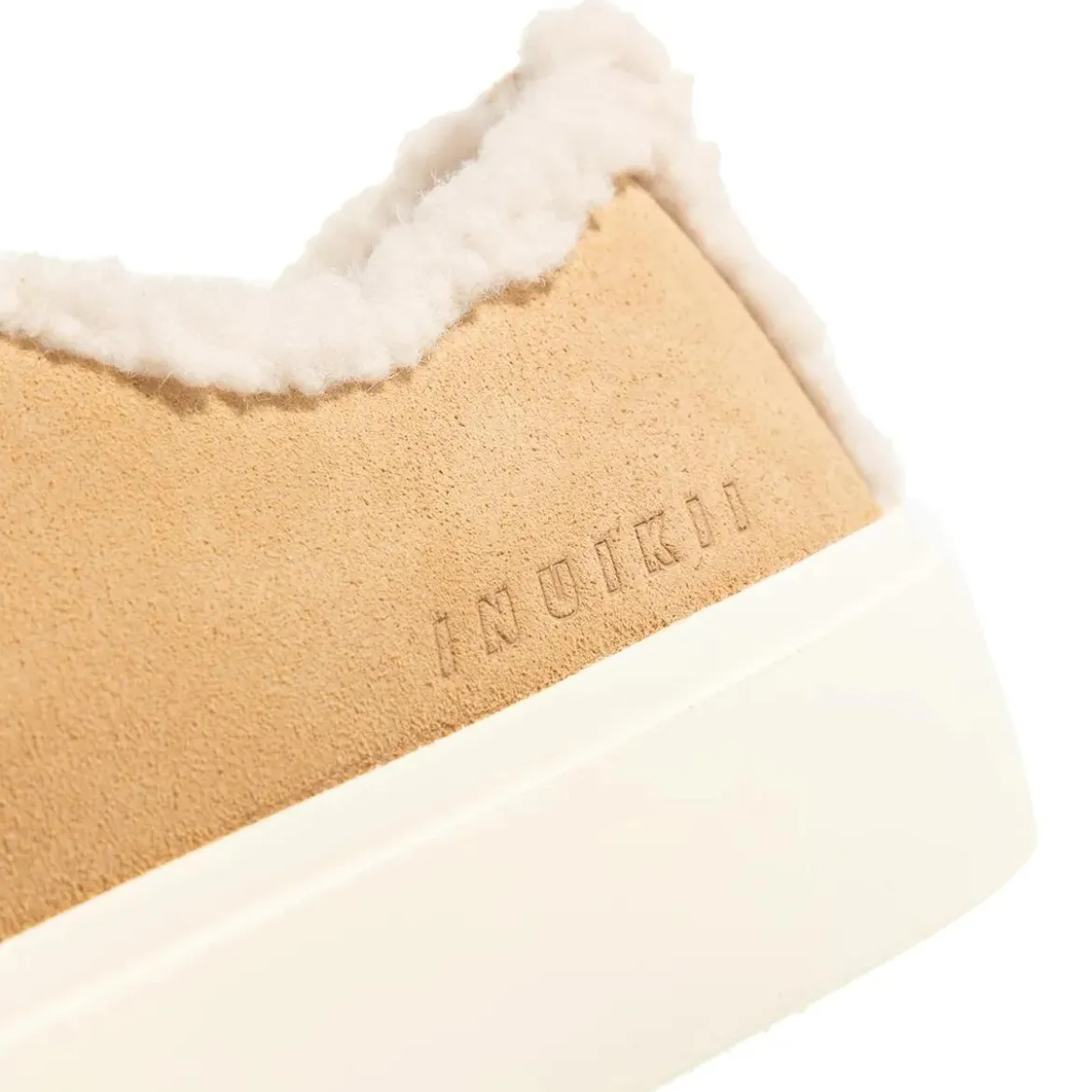 INUIKII Shearling Low Beige Low-Top-Sneaker