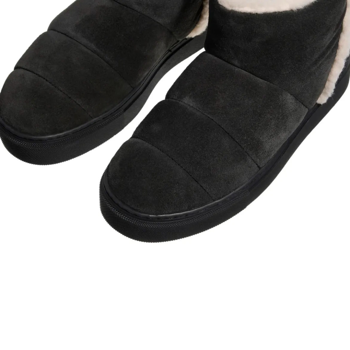 INUIKII Shearling Slipin Black Winterboots