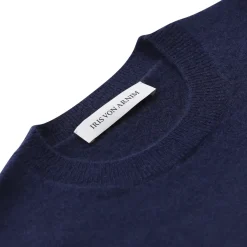 Iris von Arnim Pullover Amiro aus Kaschmir-Seiden-Mix blau Pullover