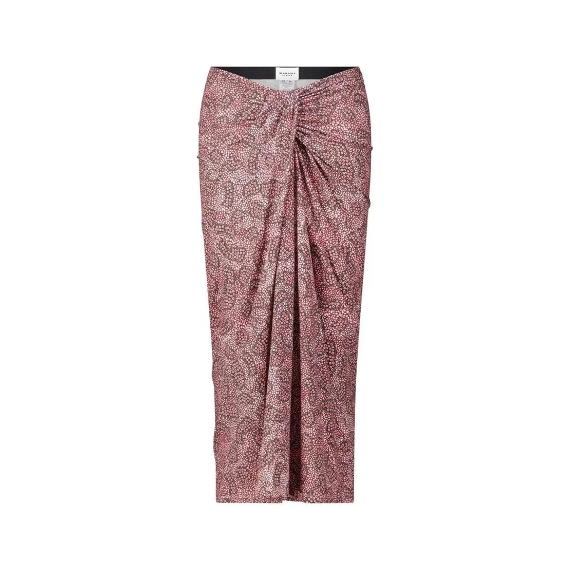 Isabel Marant Midi-Rock Jeldia mit Muster Pink Midirock