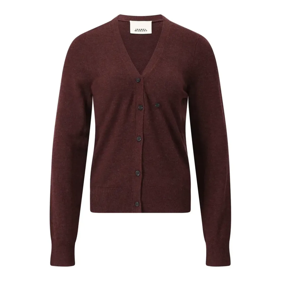 Isabel Marant Strickjacke Carline Dunkelrot Strickjacke