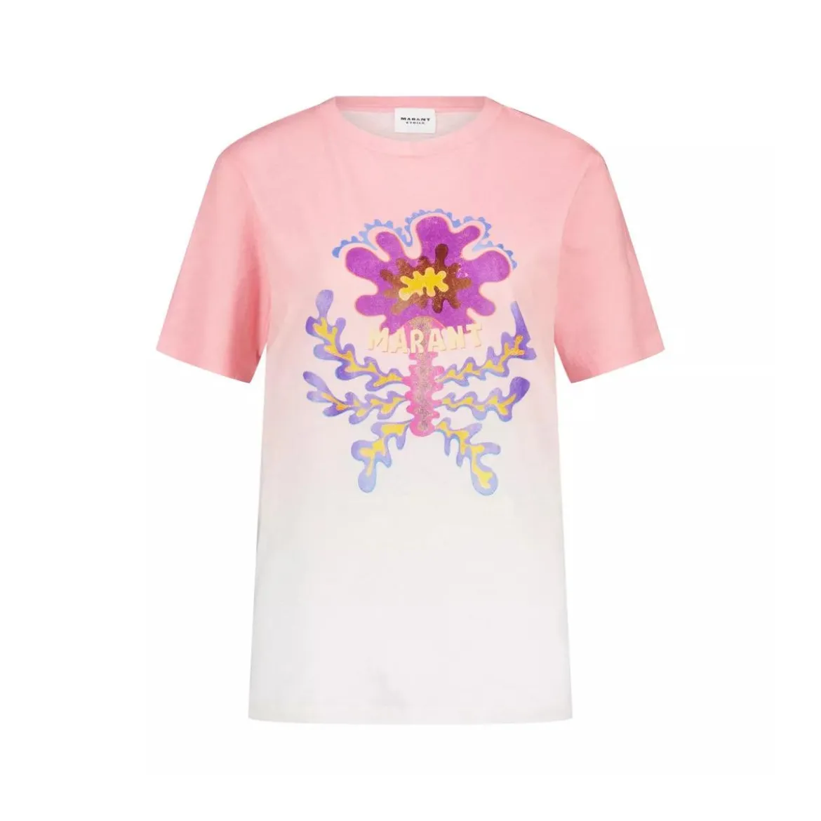 Isabel Marant T-Shirt Zewel mit Print Rosa T-Shirt