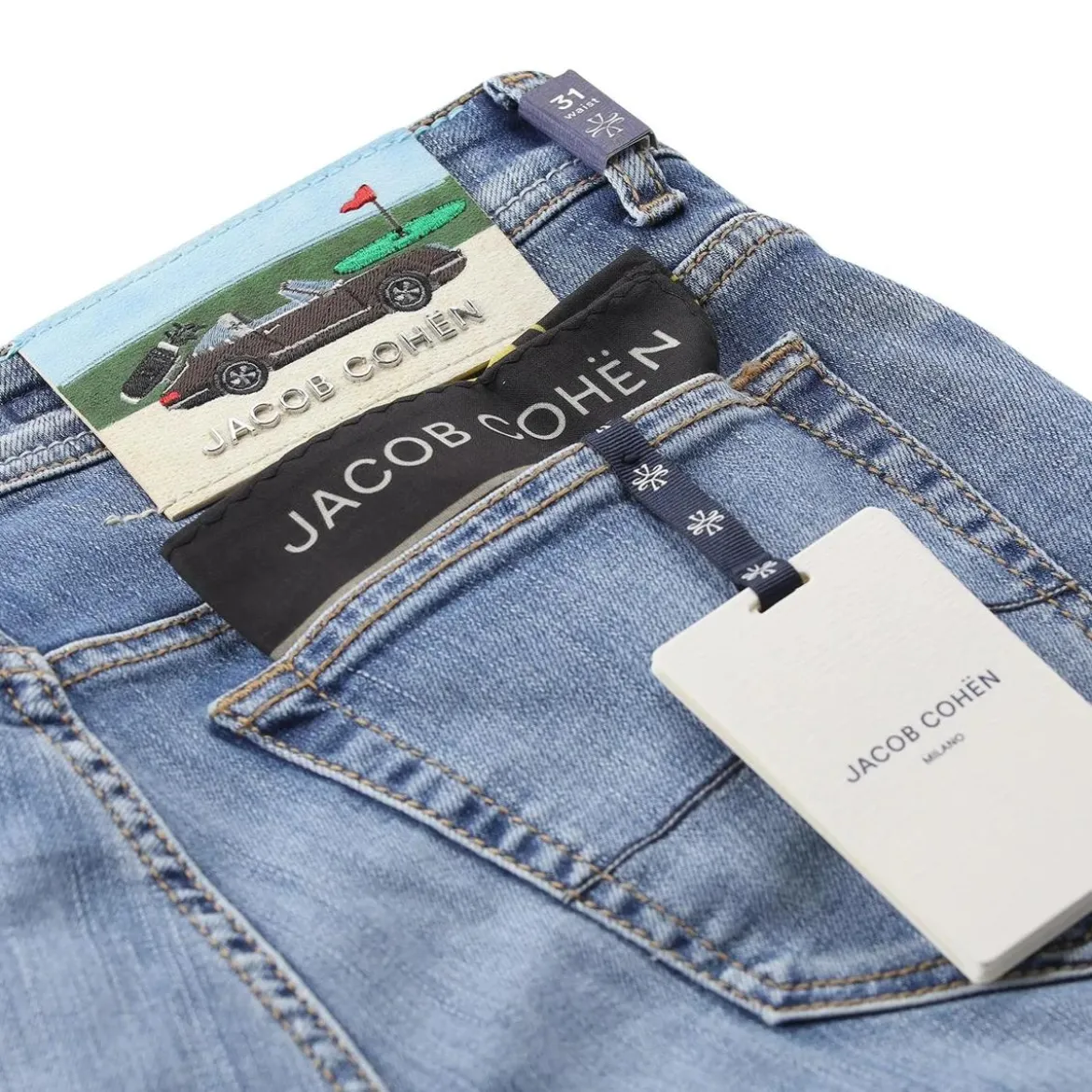 Jacob Cohen Slim-Fit Jeans Bard Escape Capsule blau Slim-Fit-Jeans