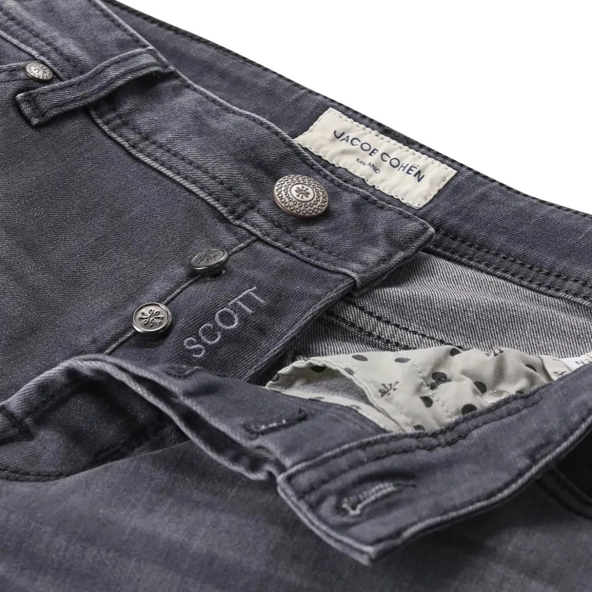 Jacob Cohen Slim-Fit Jeans Scott grau Slim-Fit-Jeans