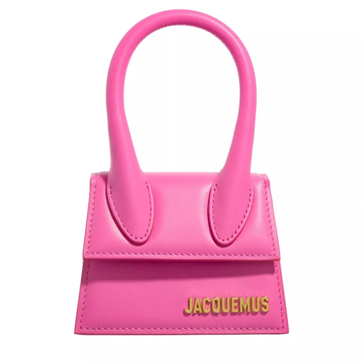Jacquemus Le Chiquito Neon Pink Mikrotasche
