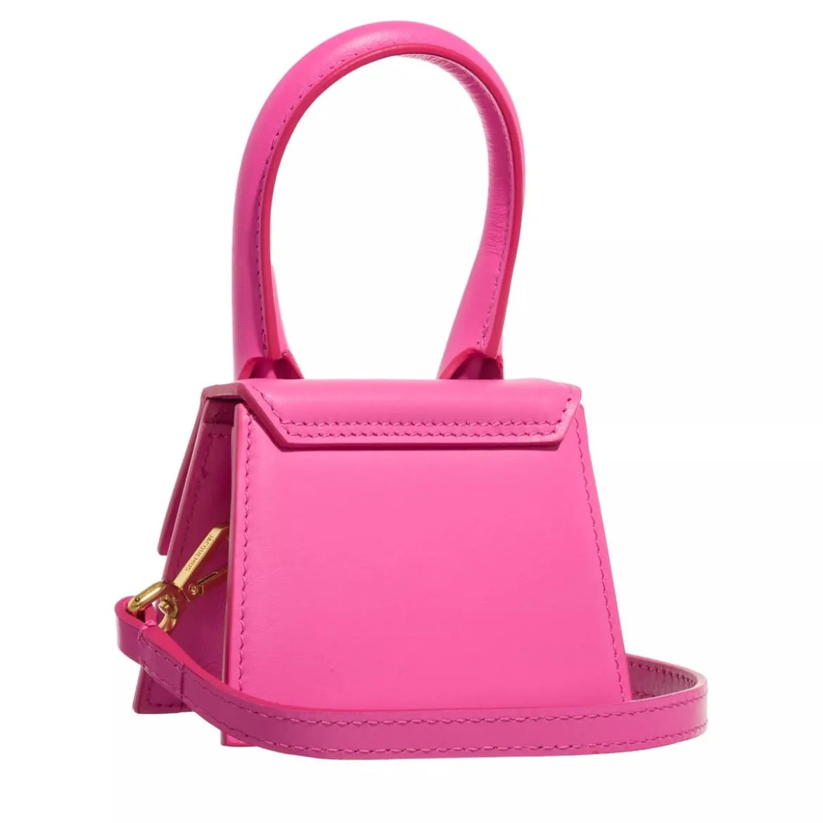 Jacquemus Le Chiquito Neon Pink Mikrotasche