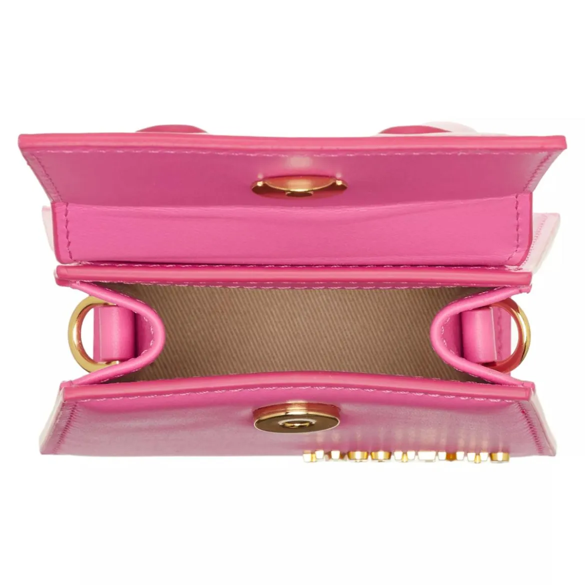 Jacquemus Le Chiquito Neon Pink Mikrotasche