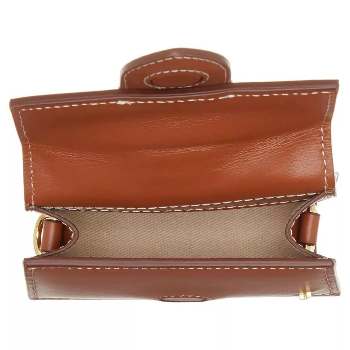 Jacquemus Le petit Bambino Mini flap bag Brown Mikrotasche
