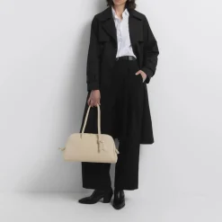 Jacquemus Le Turismo Ivory Bowling Bag