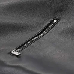 Jil Sander Jacke aus Leder schwarz Lederjacke