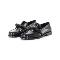 Jil Sander Tangle Loafer schwarz Schnürschuhe