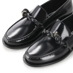 Jil Sander Tangle Loafer schwarz Schnürschuhe