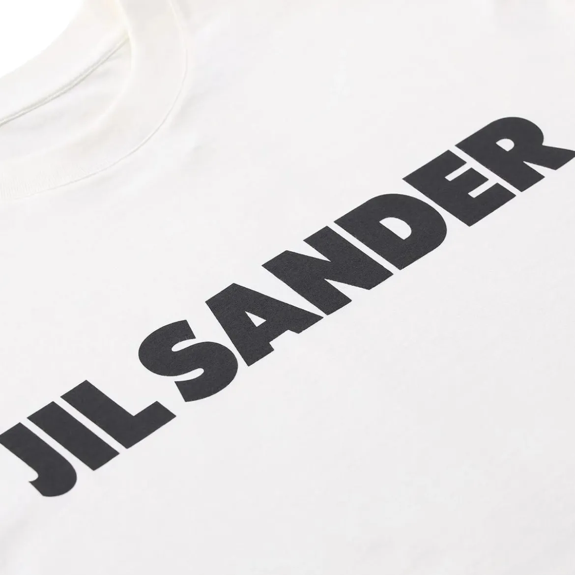 Jil Sander White Cotton Crew Neck T-Shirt White T-Shirt