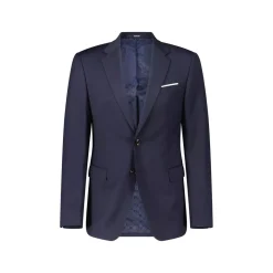 JOOP! Slim-Fit Sakko Herby aus Wolle Dunkelblau Anzugjacke