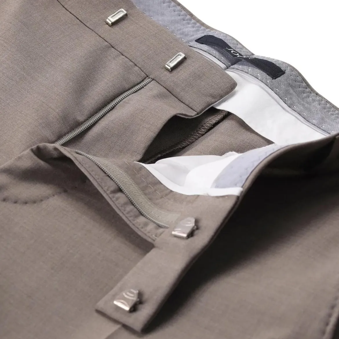 JOOP! Zweiteiliger Slim-Fit Anzug braun Hosenanzug
