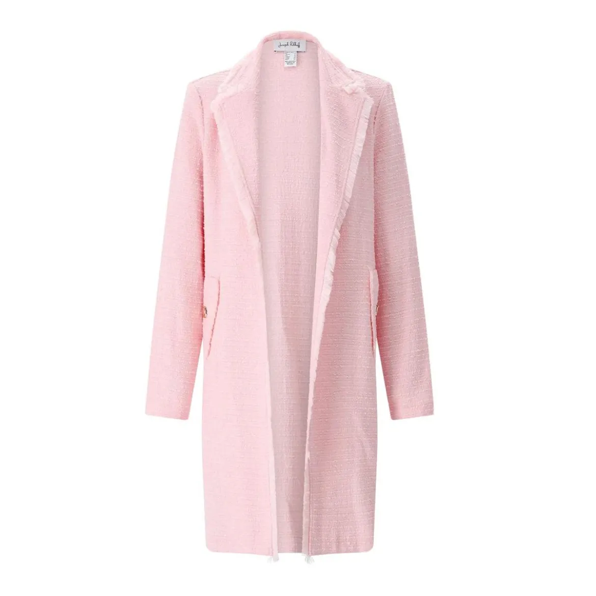 Joseph Ribkoff Langer Blazer aus Bouclé pink Übergangsmantel