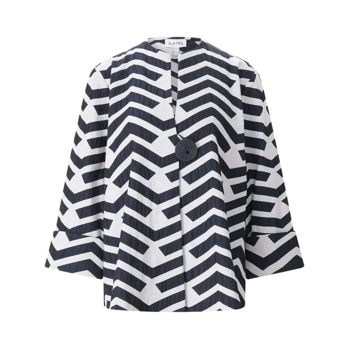 Joseph Ribkoff Leichte Jacke mit Muster blau Übergangsjacke