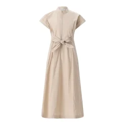 Joseph Ribkoff Midikleid mit Schleife beige Midikleid