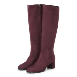 Jubile' Stiefel mit Absatz rot Schnürschuhe