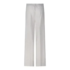 Jucca Straight-Leg Stoffhose grau Stoffhose