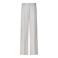 Jucca Straight-Leg Stoffhose grau Stoffhose
