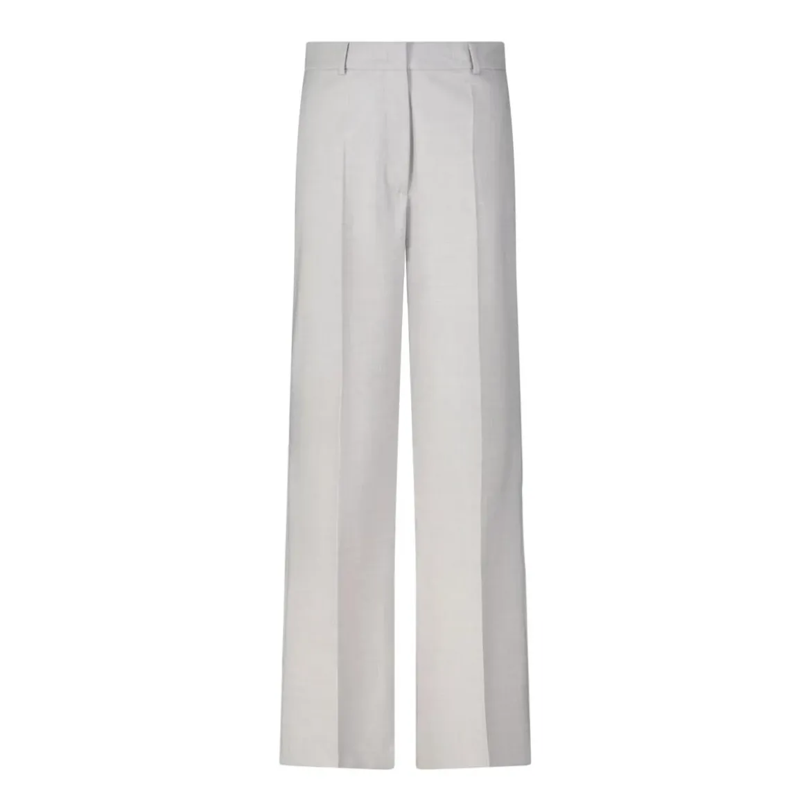 Jucca Straight-Leg Stoffhose grau Stoffhose