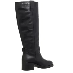 Karl Lagerfeld Brooklyn Hi Leg Boot Lined Black Lthr Overknee-Boots