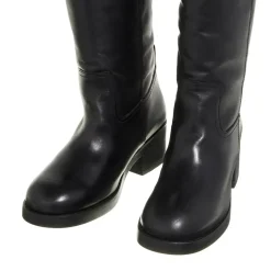 Karl Lagerfeld Brooklyn Hi Leg Boot Lined Black Lthr Overknee-Boots
