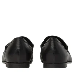 Karl Lagerfeld Eleia Brooch Loafer Black Lthr Pumps