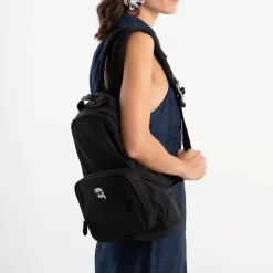 Karl Lagerfeld Ikon Packable Backpack Black Rucksack