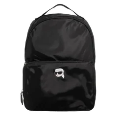 Karl Lagerfeld Ikon Packable Backpack Black Rucksack