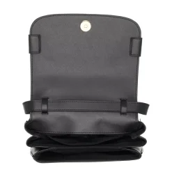 Karl Lagerfeld K/Letters Flap Crossbody Black Crossbody Bag