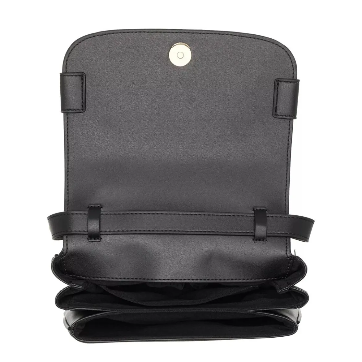 Karl Lagerfeld K/Letters Flap Crossbody Black Crossbody Bag