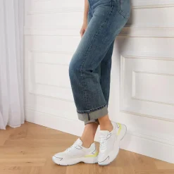 Karl Lagerfeld Komet Maison Karl Lo Lace White Lthr & Textile Low-Top-Sneaker
