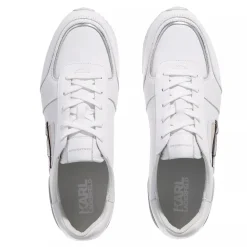 Karl Lagerfeld VELOCITA II Karl NFT Lo Lace White Leather Suede Low-Top-Sneaker