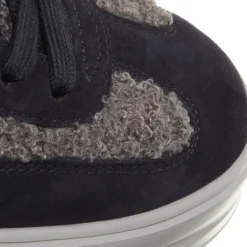 Kennel & Schmenger BREAK Samtziege/Wool ocean/grey Slgr Low-Top-Sneaker