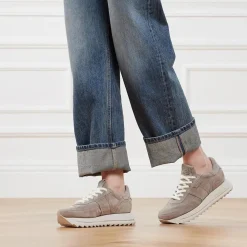 Kennel & Schmenger PITCH Suede/Wool Lace elefant/nat Scr Low-Top-Sneaker