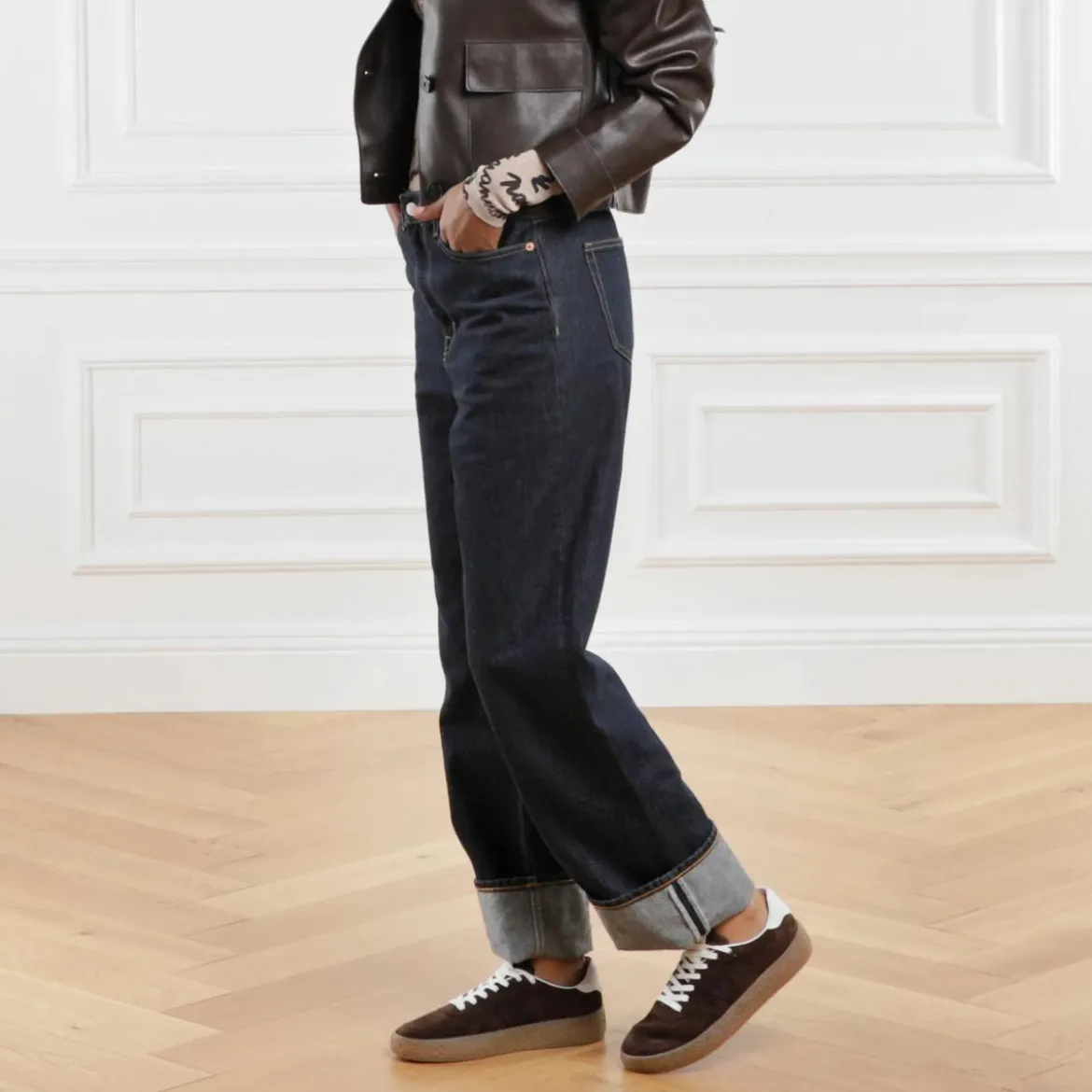 Kennel & Schmenger Pit Sneaker Chestnut/Bianco Low-Top-Sneaker