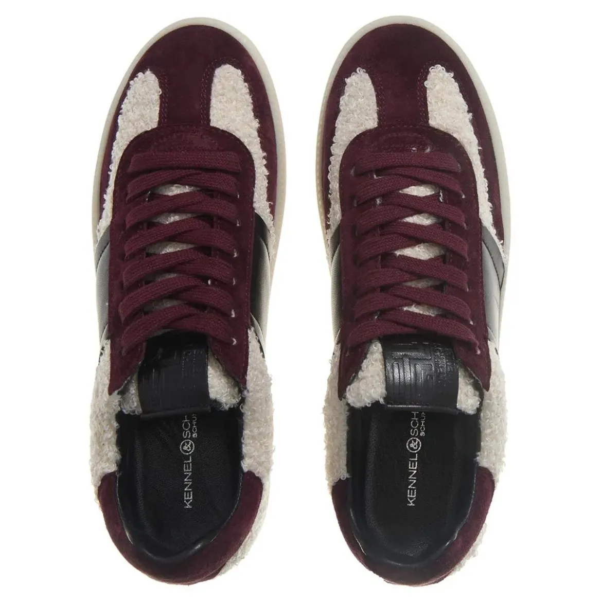 Kennel & Schmenger Pop Sneaker Mulberry/Natur/Schwarz Low-Top-Sneaker