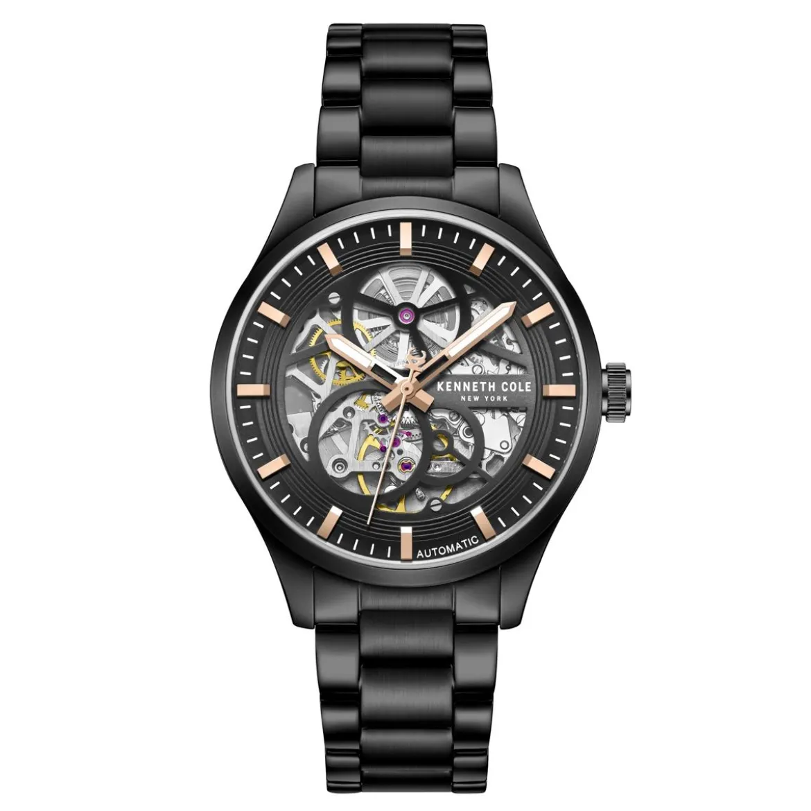Kenneth Cole Automatikuhr Ashton schwarz Automatikuhr