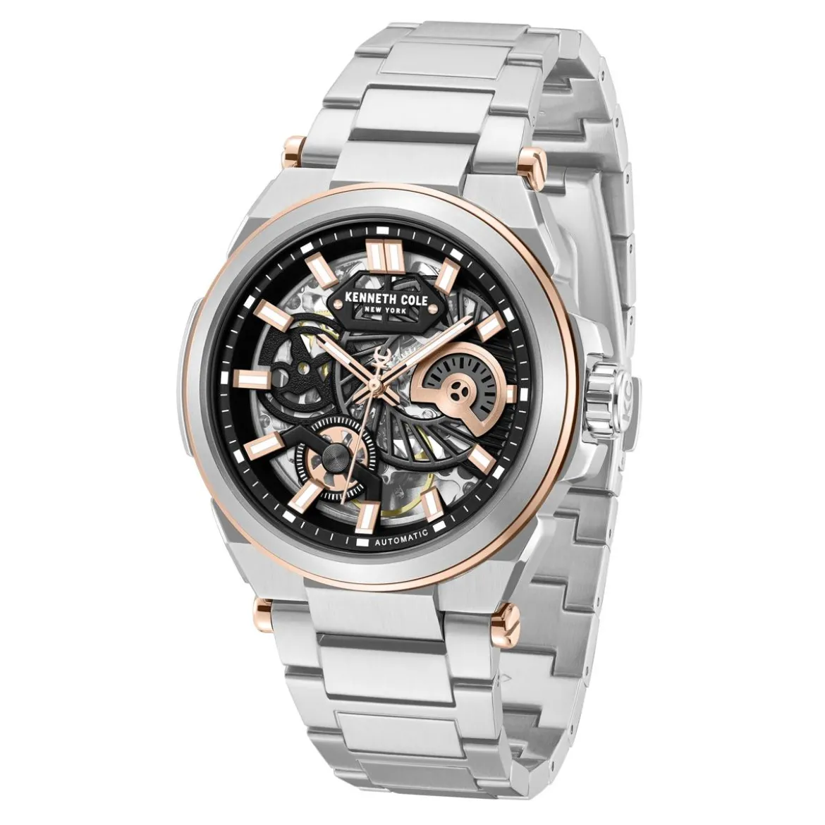 Kenneth Cole Automatikuhr Barclay silber Automatikuhr