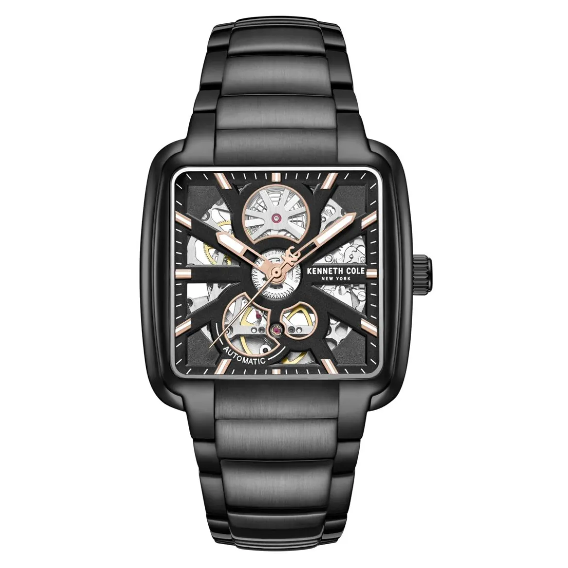 Kenneth Cole Automatikuhr Broome schwarz Automatikuhr