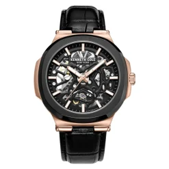Kenneth Cole Automatikuhr Rockland schwarz Automatikuhr