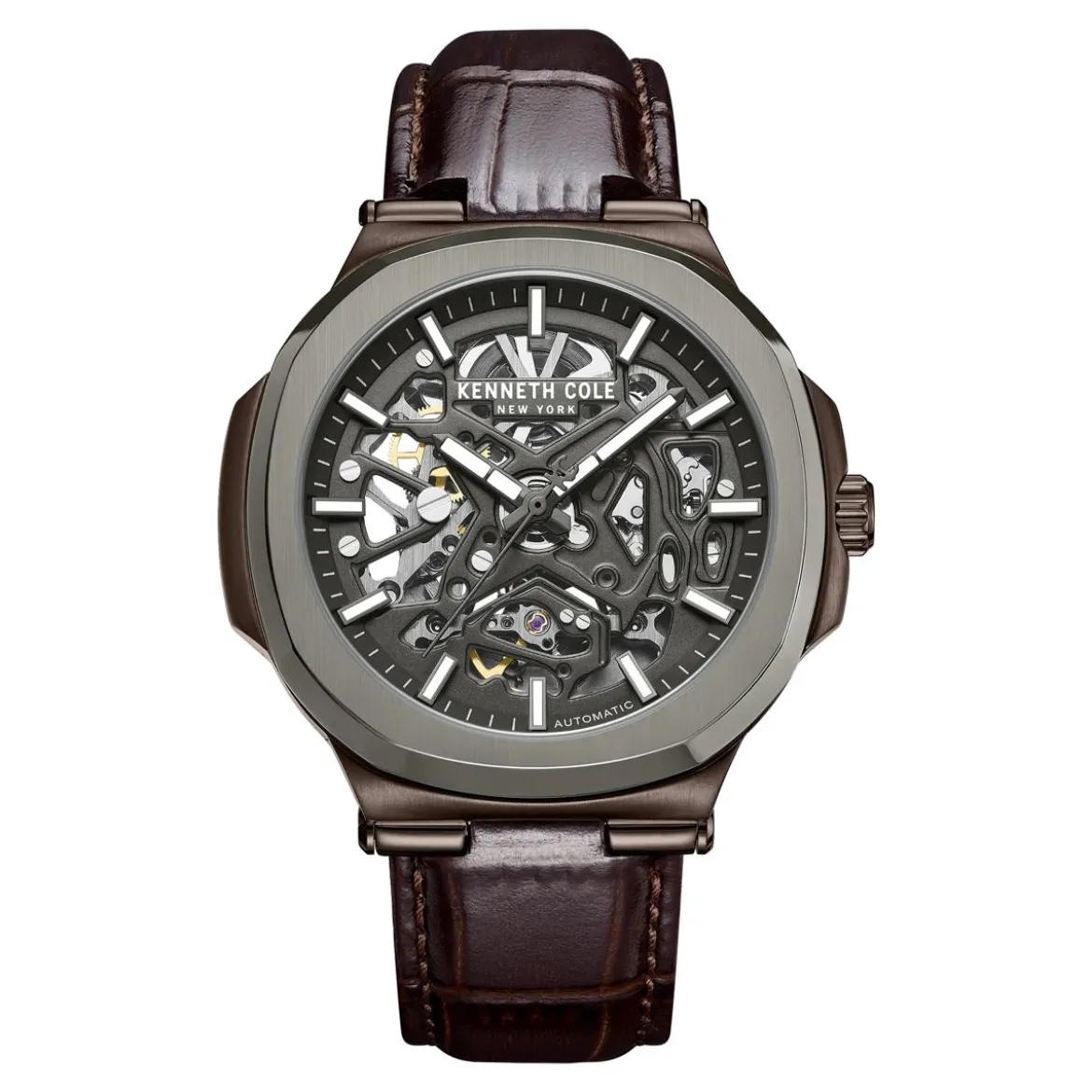 Kenneth Cole Automatikuhr Rockland braun Automatikuhr