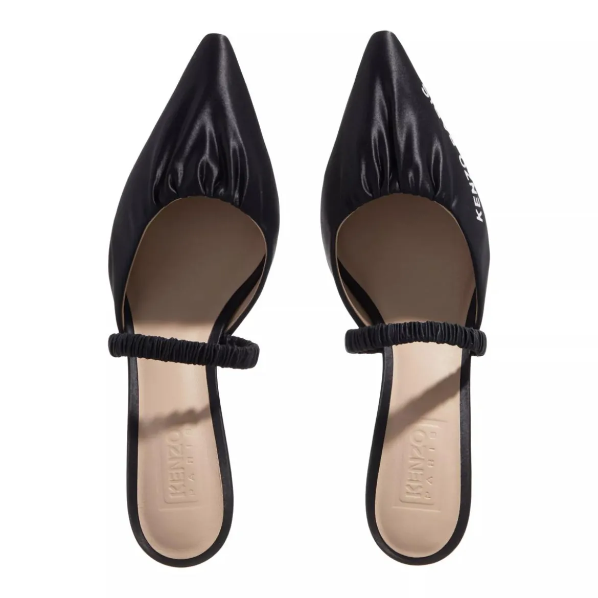 Kenzo Kenzo Kitten Heel Black Mules