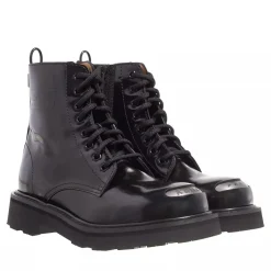 Kenzo Kenzosmile Lace-Up Boots Black Schnürstiefel